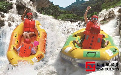 北京十渡乐谷银滩高山峡谷漂流团