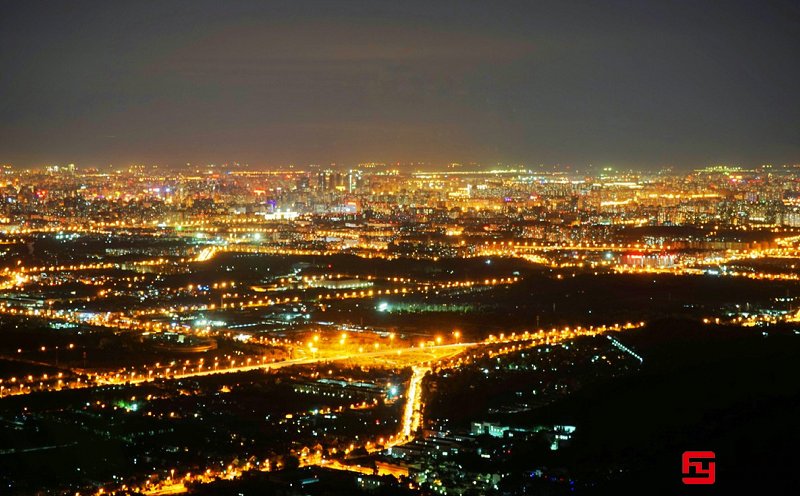 北京香山夜景