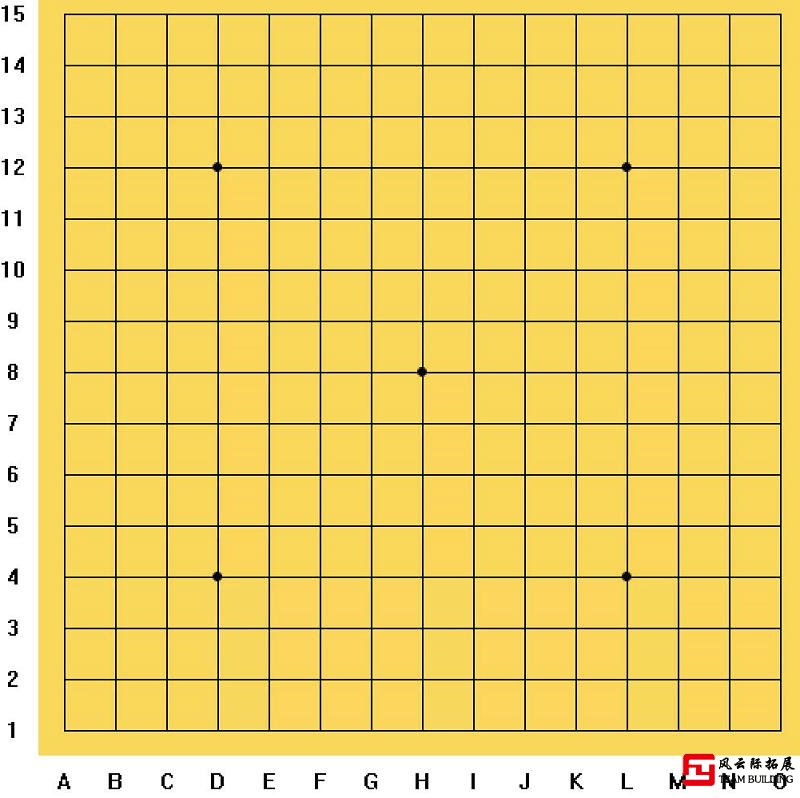 五子棋的标准棋盘